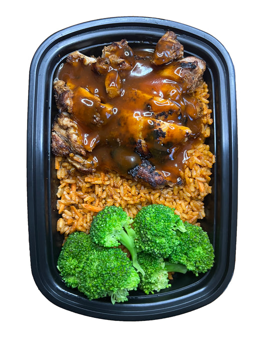 Sweet and Spicy Jerk chicken bowl