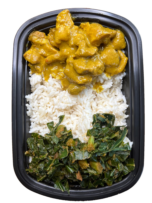 Curry chicken bowl