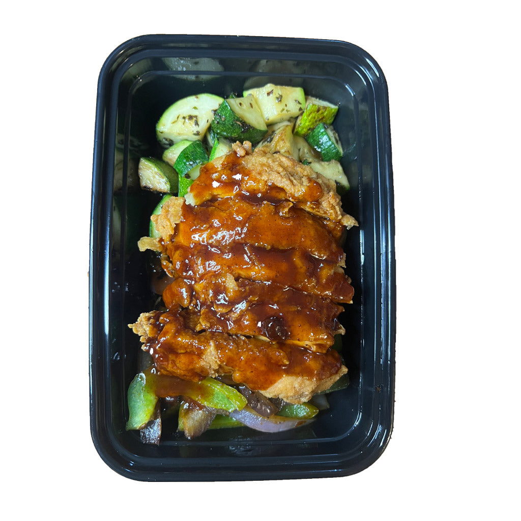 Crispy fried chicken bowl